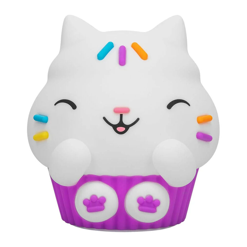 Candeeiro silicone recargável SquishyGlo Cakey Cat Gabby´s Dollhouse