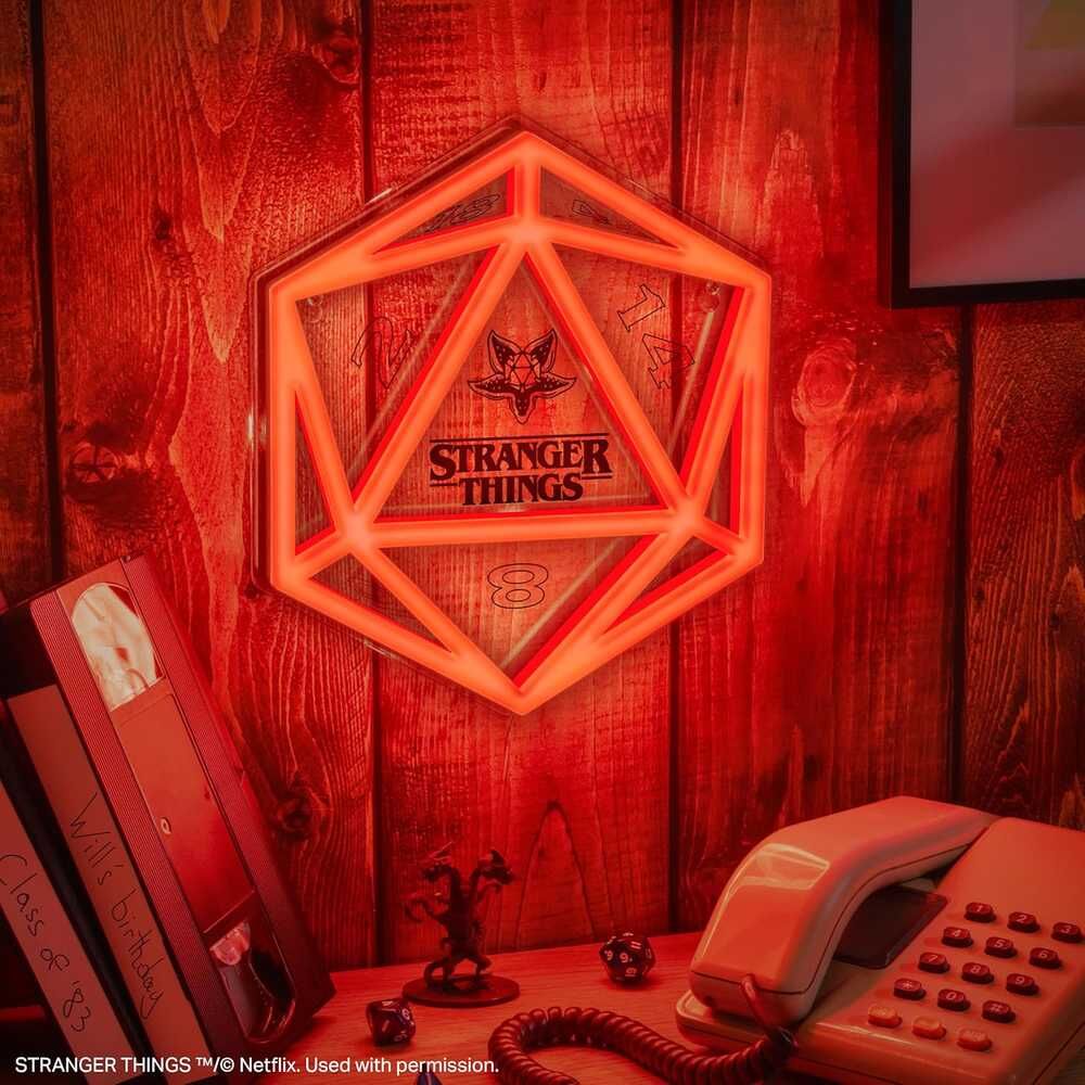 Luz led neon de parede Stranger Things 5