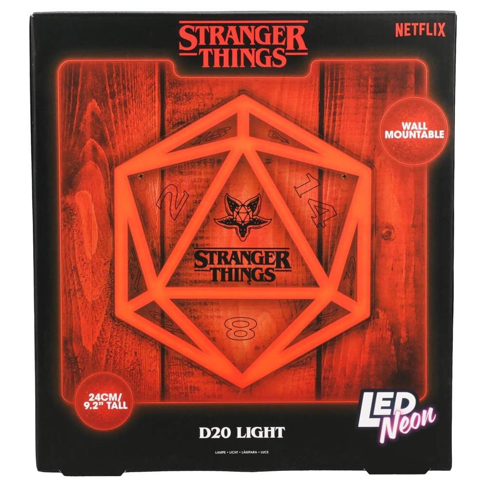 Luz led neon de parede Stranger Things 5