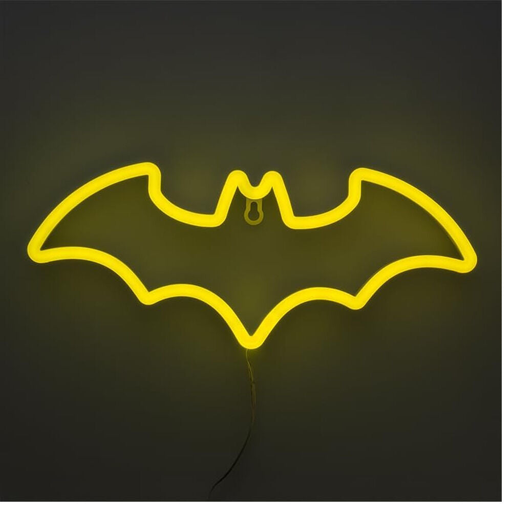 Luz LED neon parede Batman