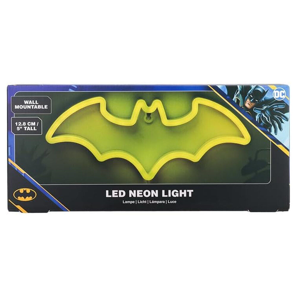 Luz LED neon parede Batman