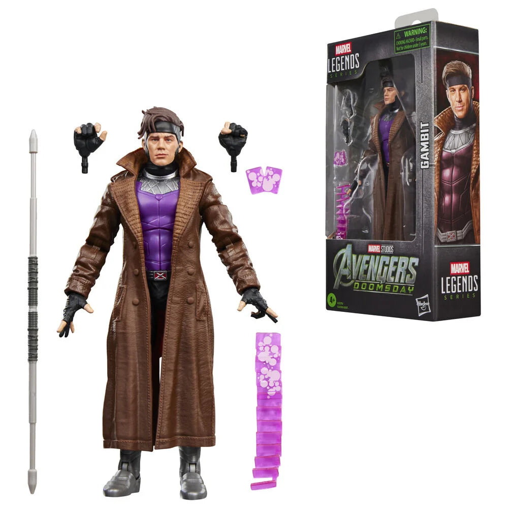 Figura Gambit Avengers Doomsday Marvel Legends Series 15 cm — imagem 2