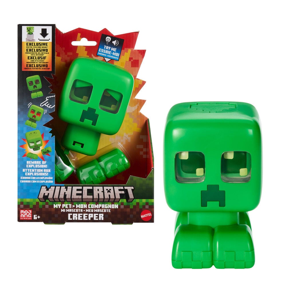 Creeper de Estimação Interativo Minecraft