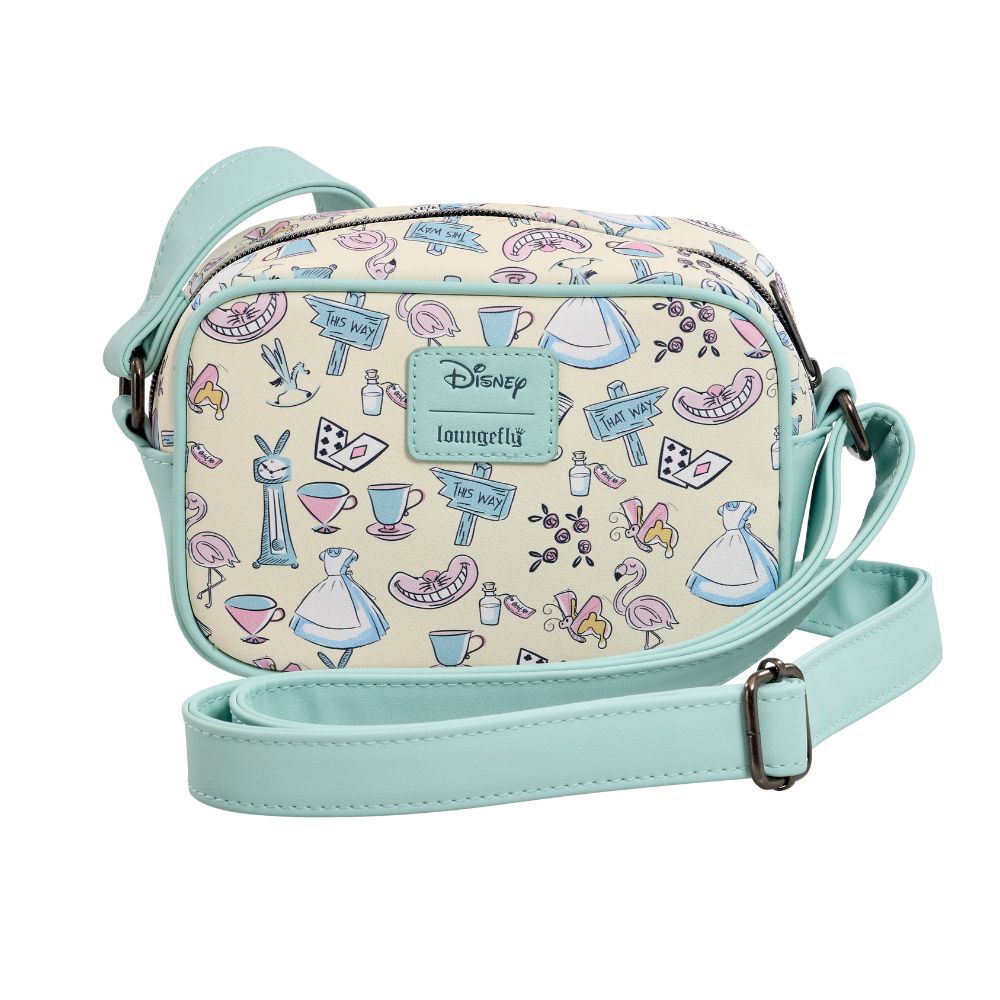 Bolso de hombro Loungefly Aiw Pastel Aop Alicia en el País de las Maravillas Disney