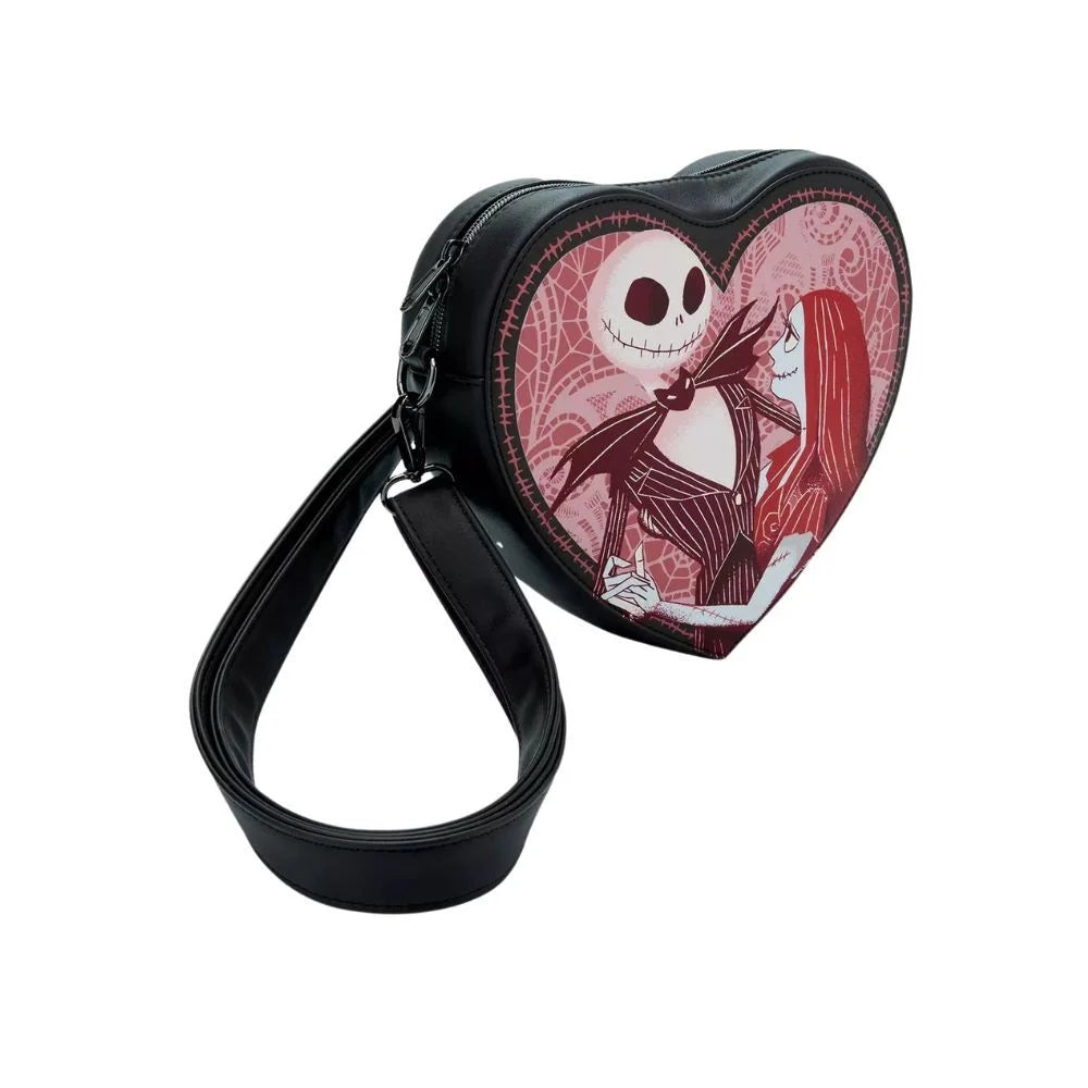 Jack And Sally Heart Shoulder Bag Nightmare Before Christmas Disney Loungefly