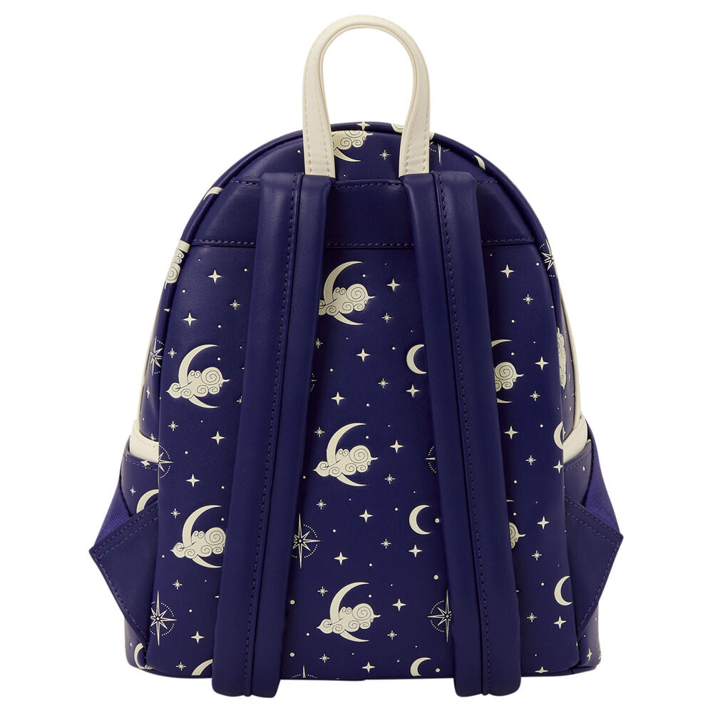 Mochila Jack Skellington e Sally Night Sky O Estranho Mundo de Jack Disney Loungefly, 26 cm