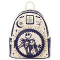 Mochila Jack Skellington e Sally Night Sky O Estranho Mundo de Jack Disney Loungefly, 26 cm