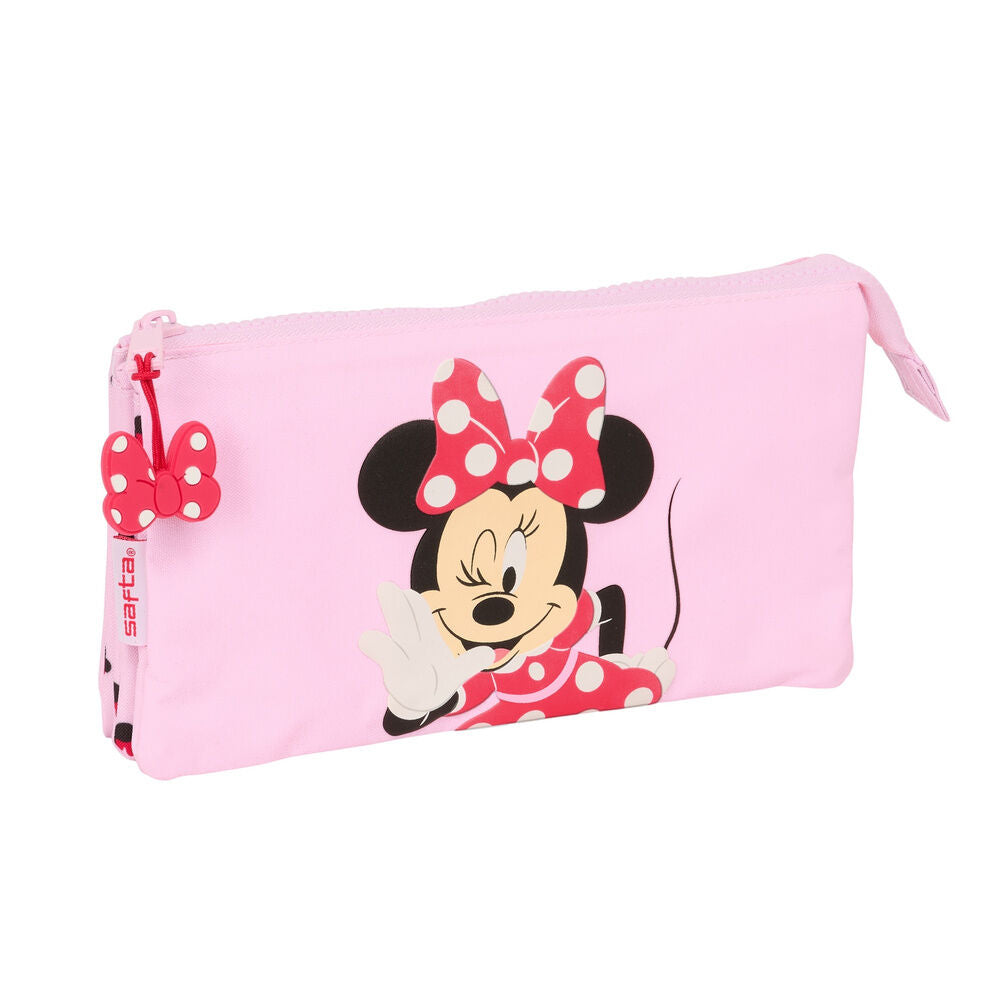 Estojo triplo Naive Minnie Mouse Disney