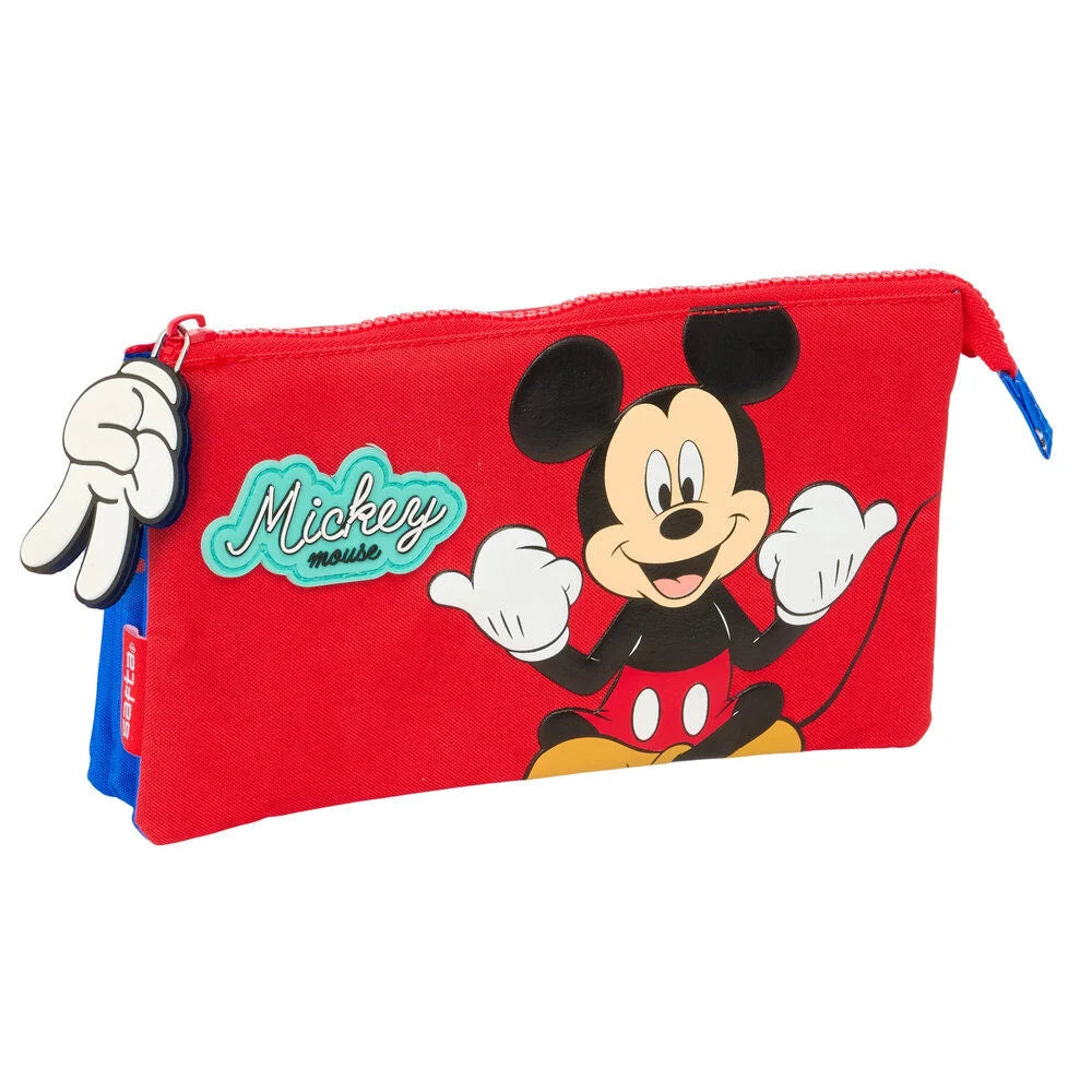 Estojo triplo Good Day Mickey Disney