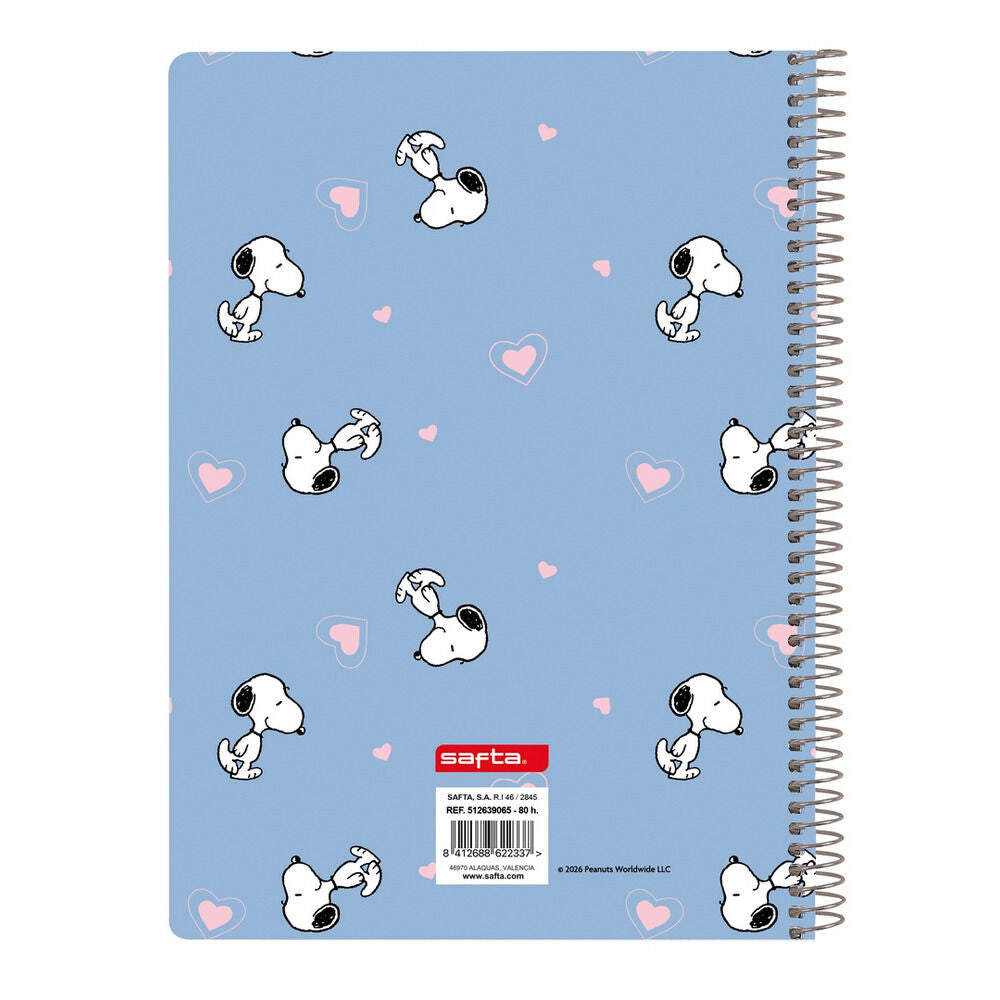 Cuaderno A5 Snoopy