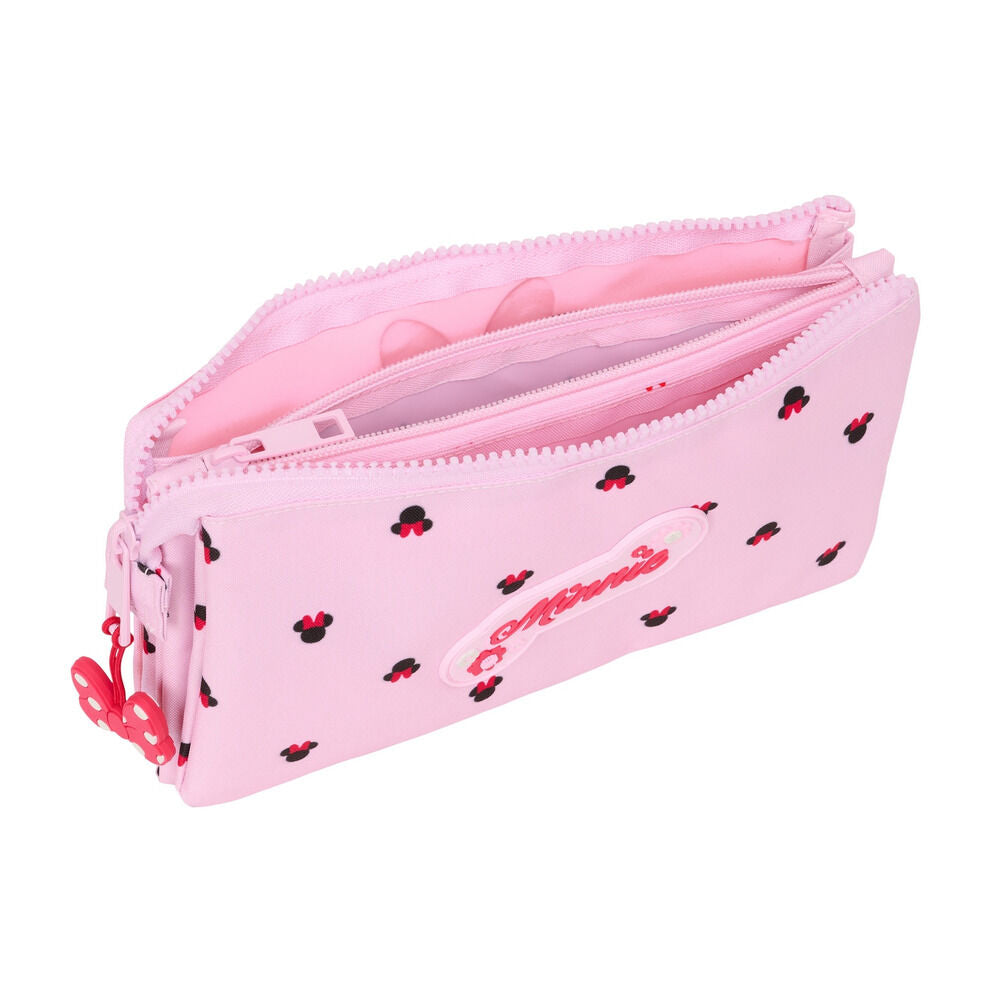Estojo triplo Naive Minnie Mouse Disney