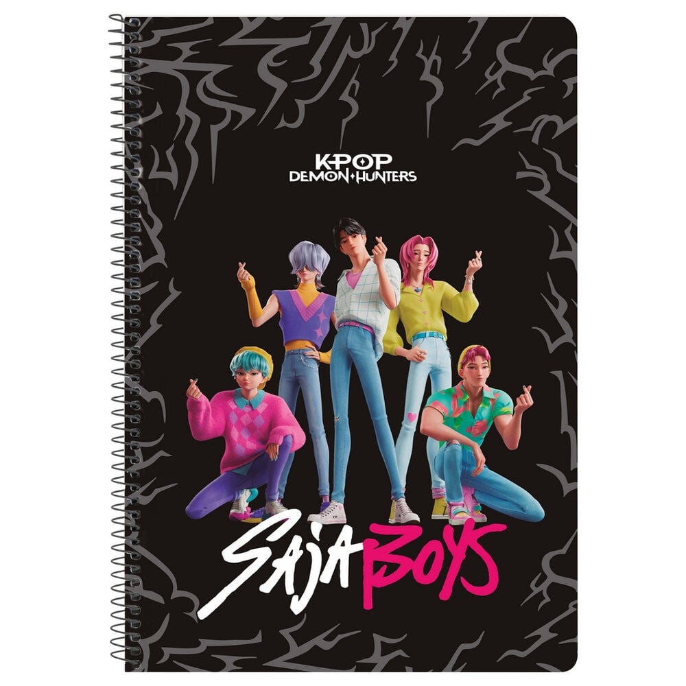 Cuaderno A5 Saja Boys K-POP Cazadores de Demonios