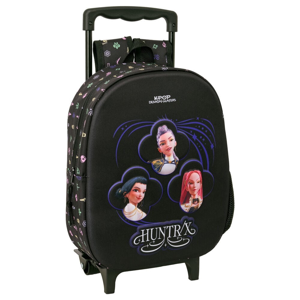 Mochila con ruedas preescolar 3D Sound K-POP Demon Hunters 33cm
