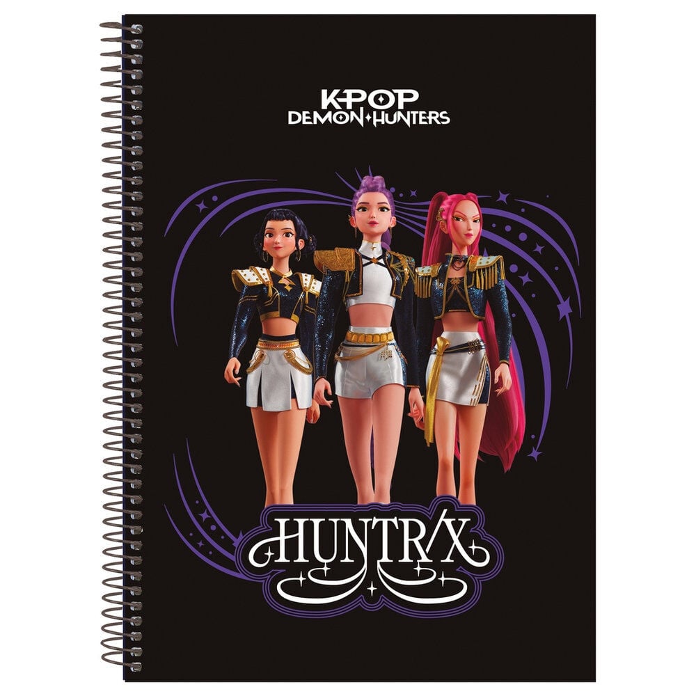 Caderno A5 Sound K-POP Demon Hunters