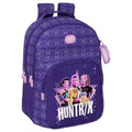 Mochila dupla Figthers K-POP Demon Hunters 42cm adaptável