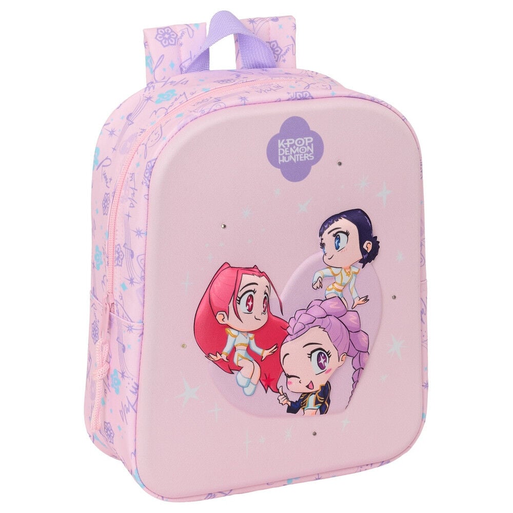 Mochila 3D LEDS Chibi K-POP Demon Hunters 27cm