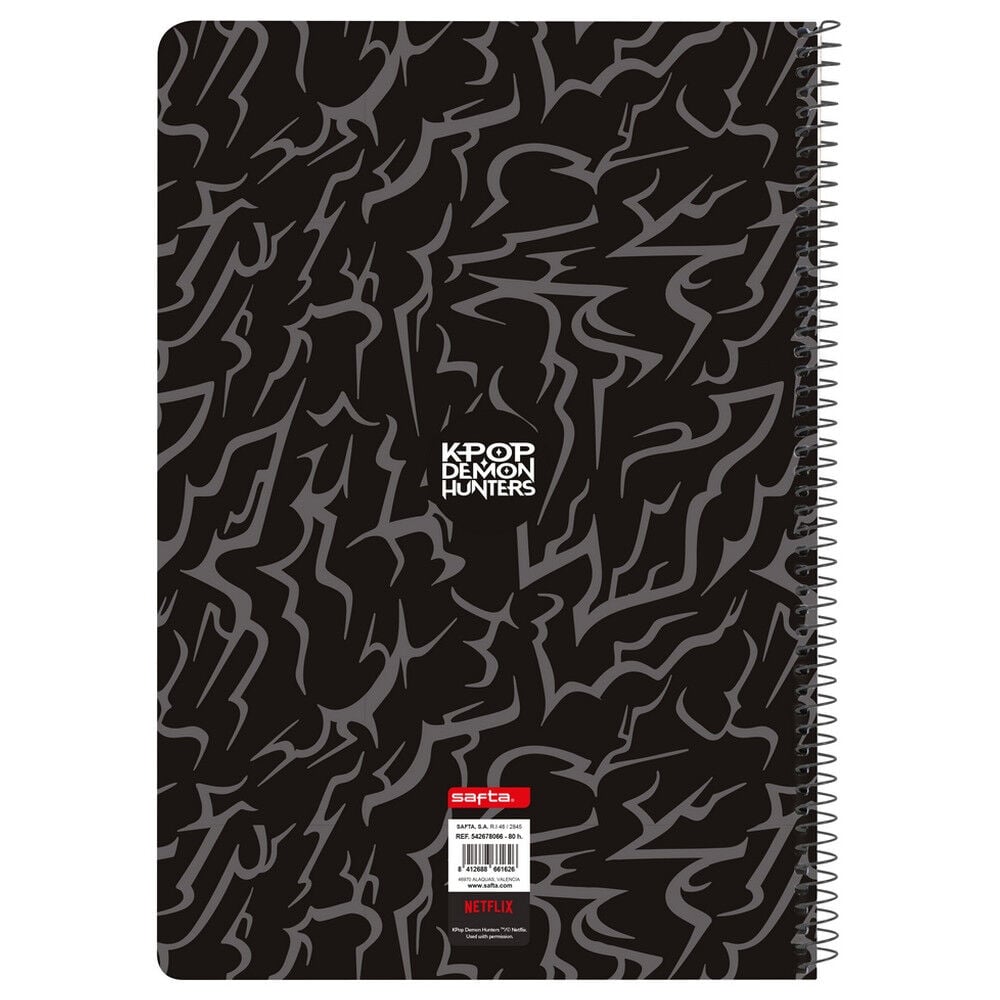 Cuaderno A5 Saja Boys K-POP Cazadores de Demonios