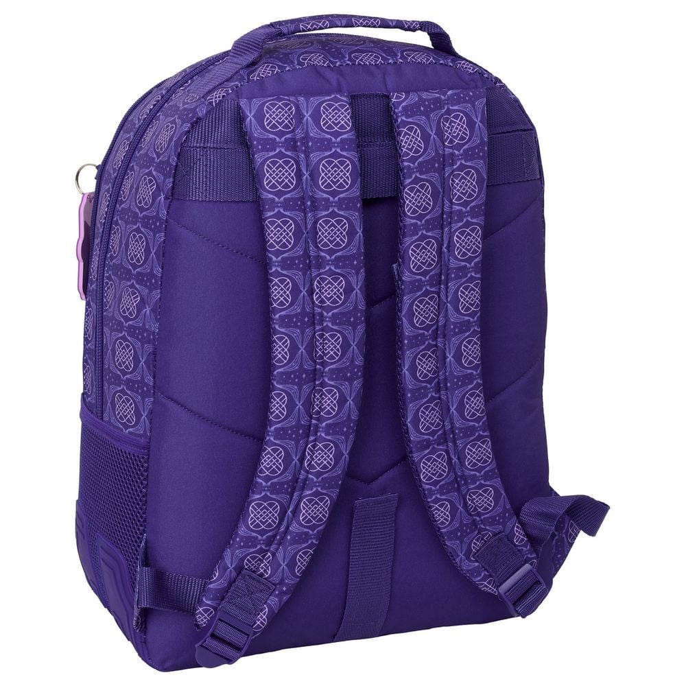 Mochila dupla Figthers K-POP Demon Hunters 42cm adaptável