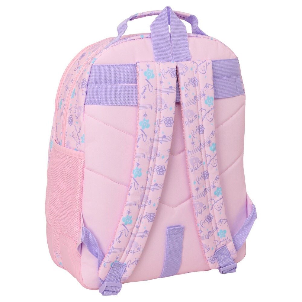 Mochila dupla Chibi K-POP Demon Hunters 42cm adaptável