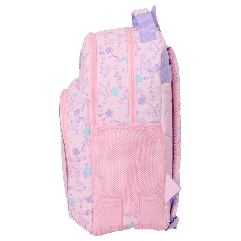 Mochila dupla Chibi K-POP Demon Hunters 42cm adaptável
