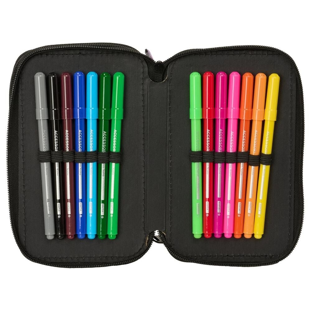 Estuche triple Sound K-POP Demon Hunters 37 piezas