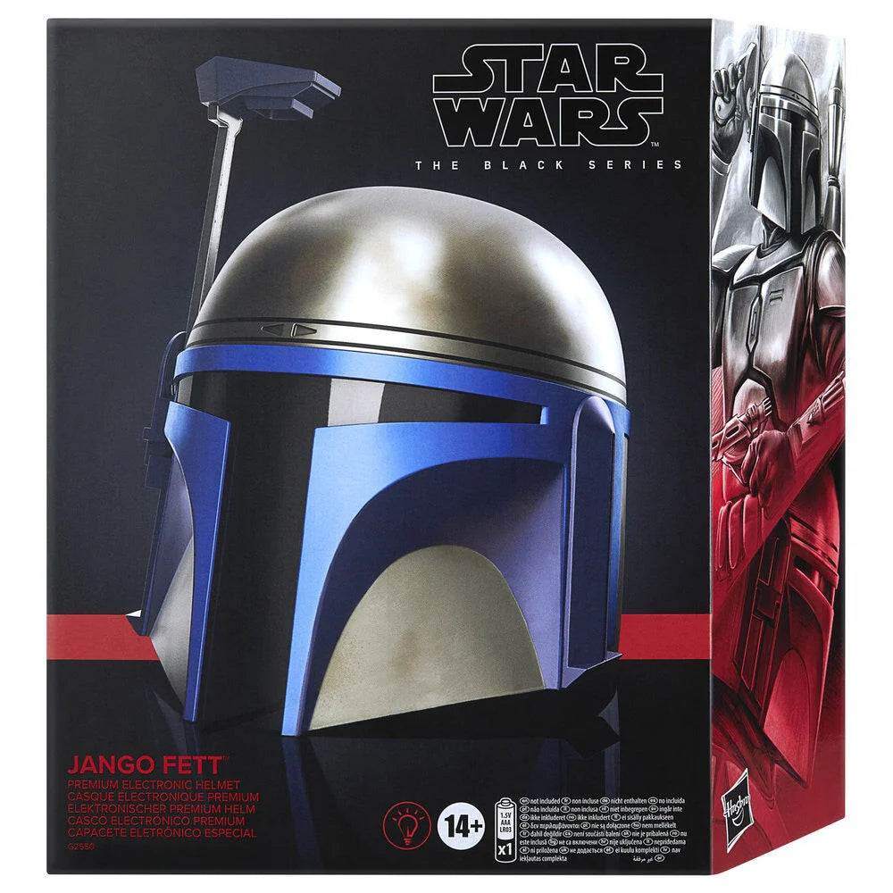 Capacete Eletrónico Premium Jango Fett Star Wars The Black Series — imagem 6