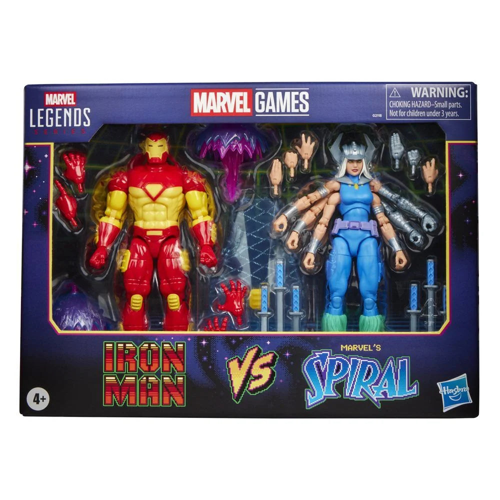 Conjunto de 2 Figuras Iron Man e Spiral Marvel Games 15 cm — imagem 19