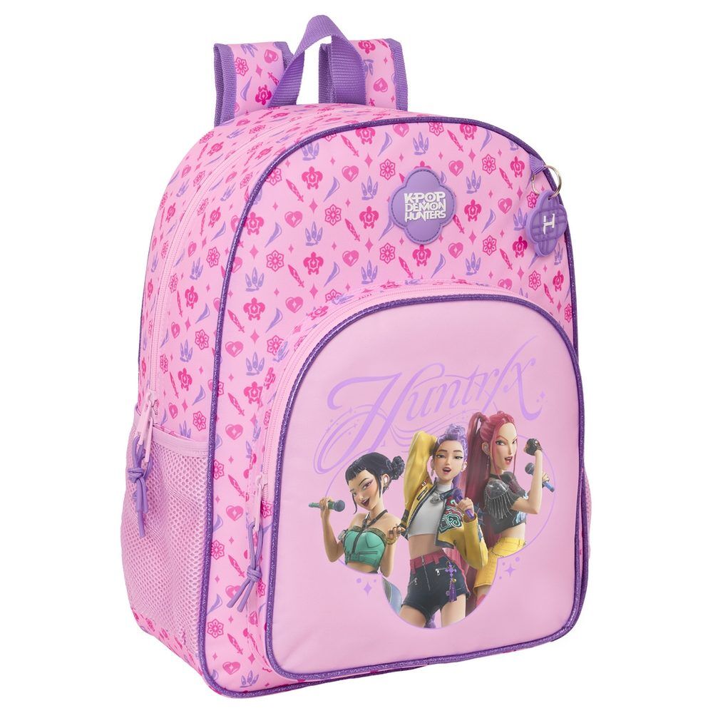 Mochila Stage Kpop Demon Hunters 42cm adaptável