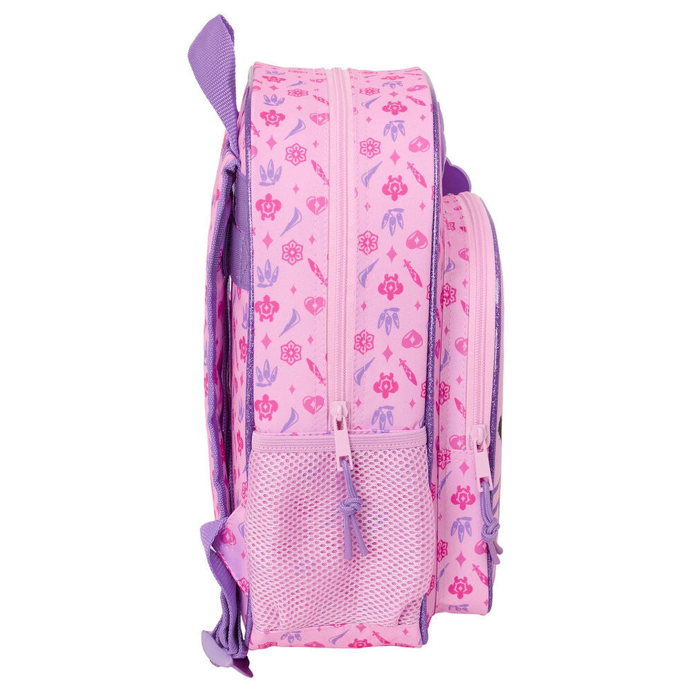 Mochila Stage Kpop Demon Hunters 34cm adaptável