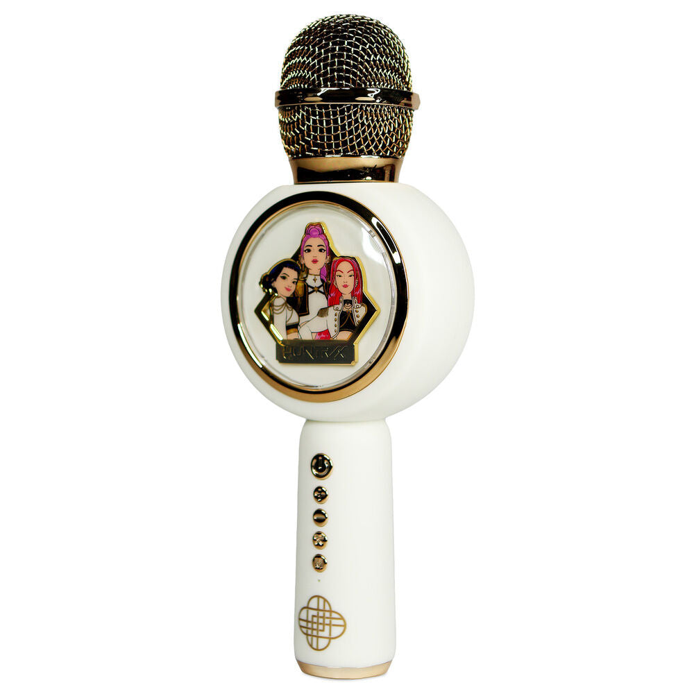 Microfone altavoz LED Golden K-POP Demon Hunter