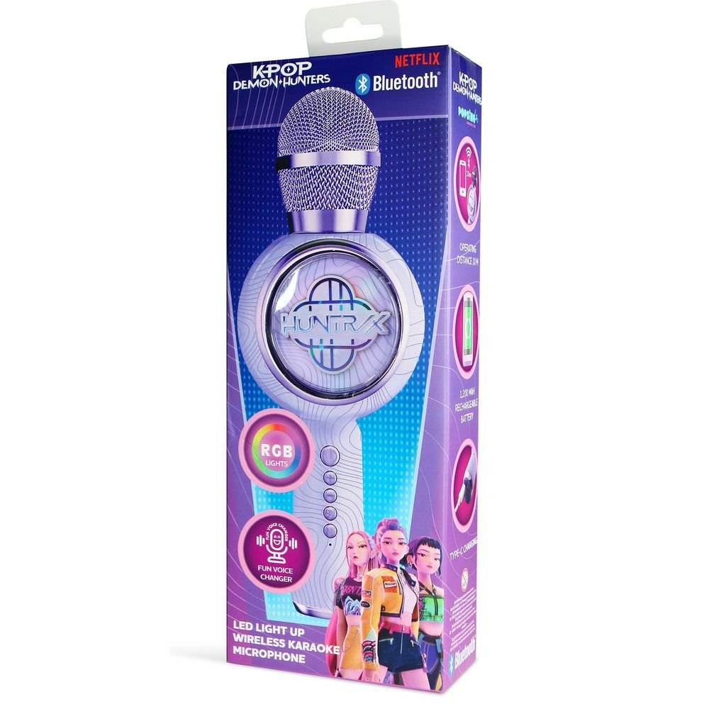 Microfone altavoz LED K-POP Demon Hunter
