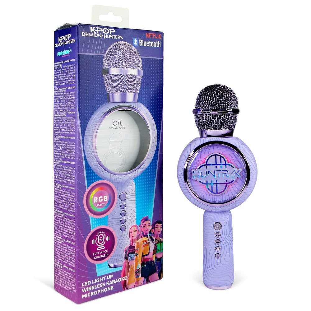 Microfone altavoz LED K-POP Demon Hunter