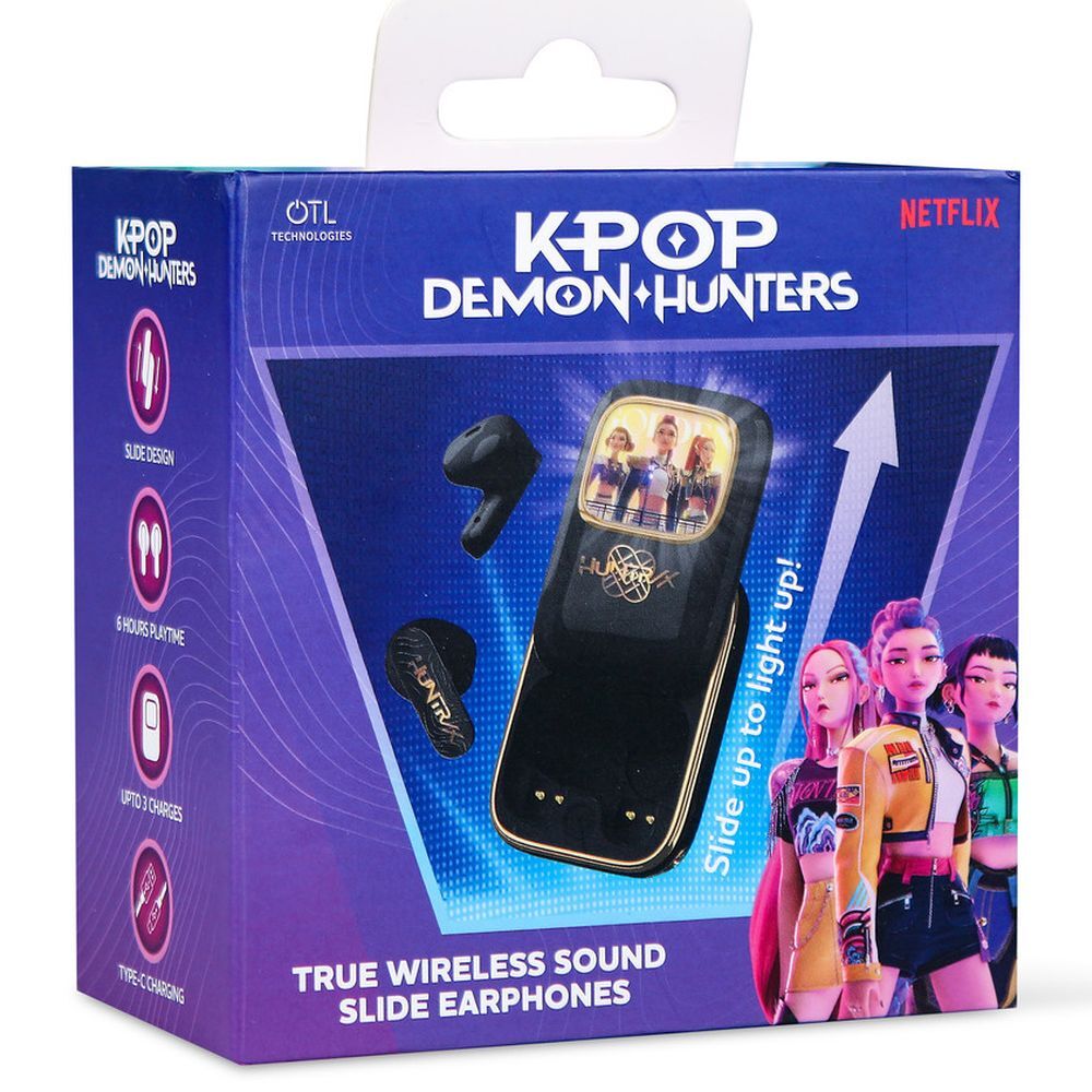 Auscultadores sem fios Black Kpop Demon Hunter