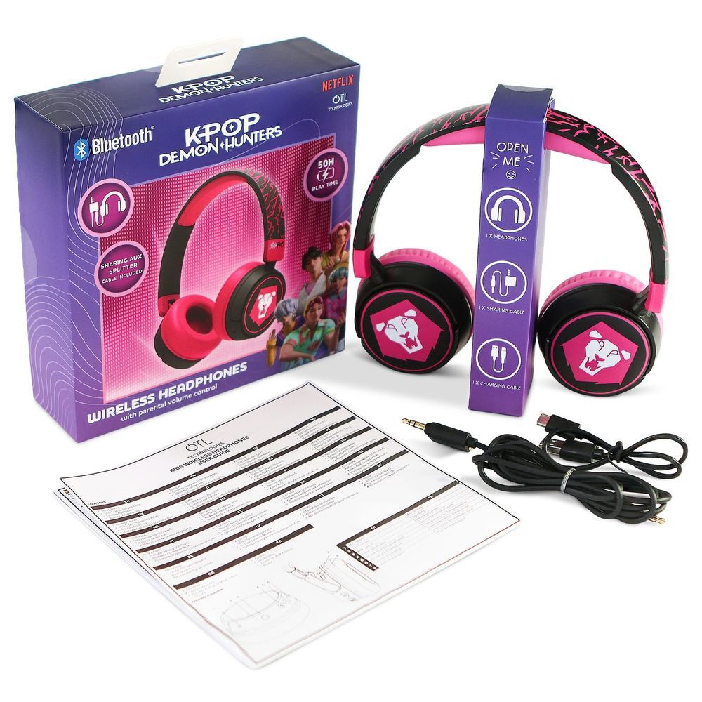 Auriculares infantis Saja Boys K-POP Demon Hunters