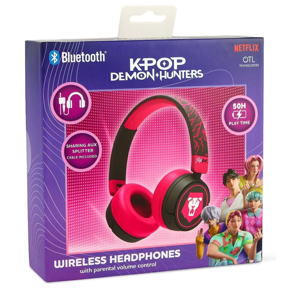 Auriculares infantis Saja Boys K-POP Demon Hunters