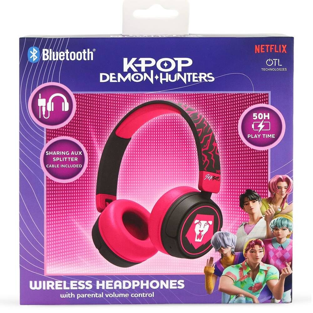 Auriculares infantis Saja Boys K-POP Demon Hunters