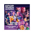 Conjunto de oferta K-pop Demon Hunters com relógio de parede e tela