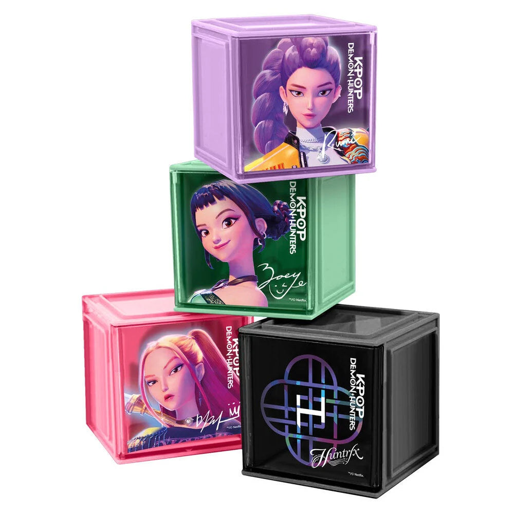 Conjunto de cubos organizadores de secretária K-POP Demon Hunters