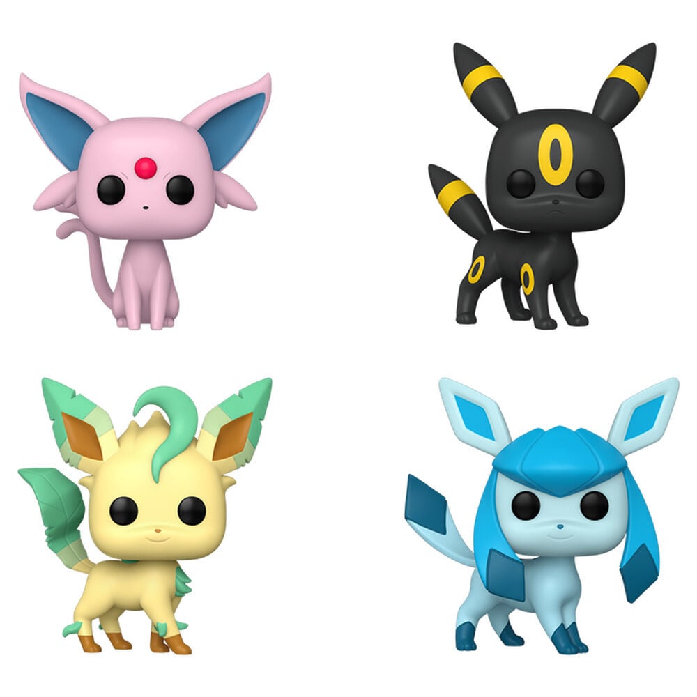 Pack 4 Figuras Funko POP! Pokémon – Espeon, Umbreon, Leafeon e Glaceon – vista adicional