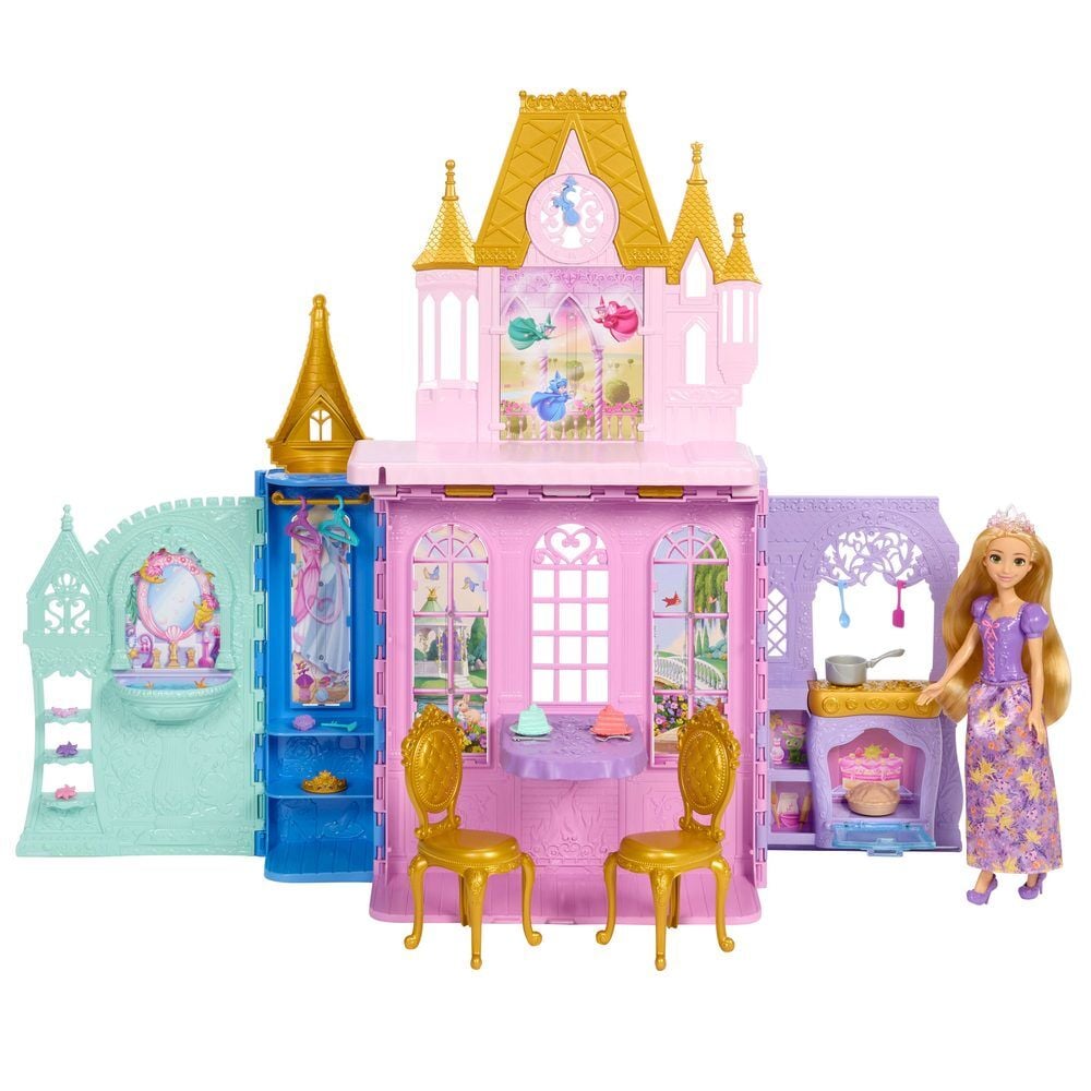 Boneca Rapunzel e Castelo Princesas Disney