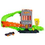 Pista de Carros Ataque do Crocodilo Hot Wheels City