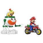 Conjunto de Figuras Bowser Jr. & Mario Super Mario Galaxy Hot Wheels
