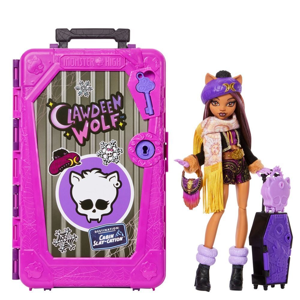 Boneca Clawdeen Wolf e Armário Skulltimate Secrets Monster High