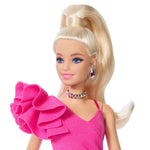 Boneca Vestido Rosa Barbie