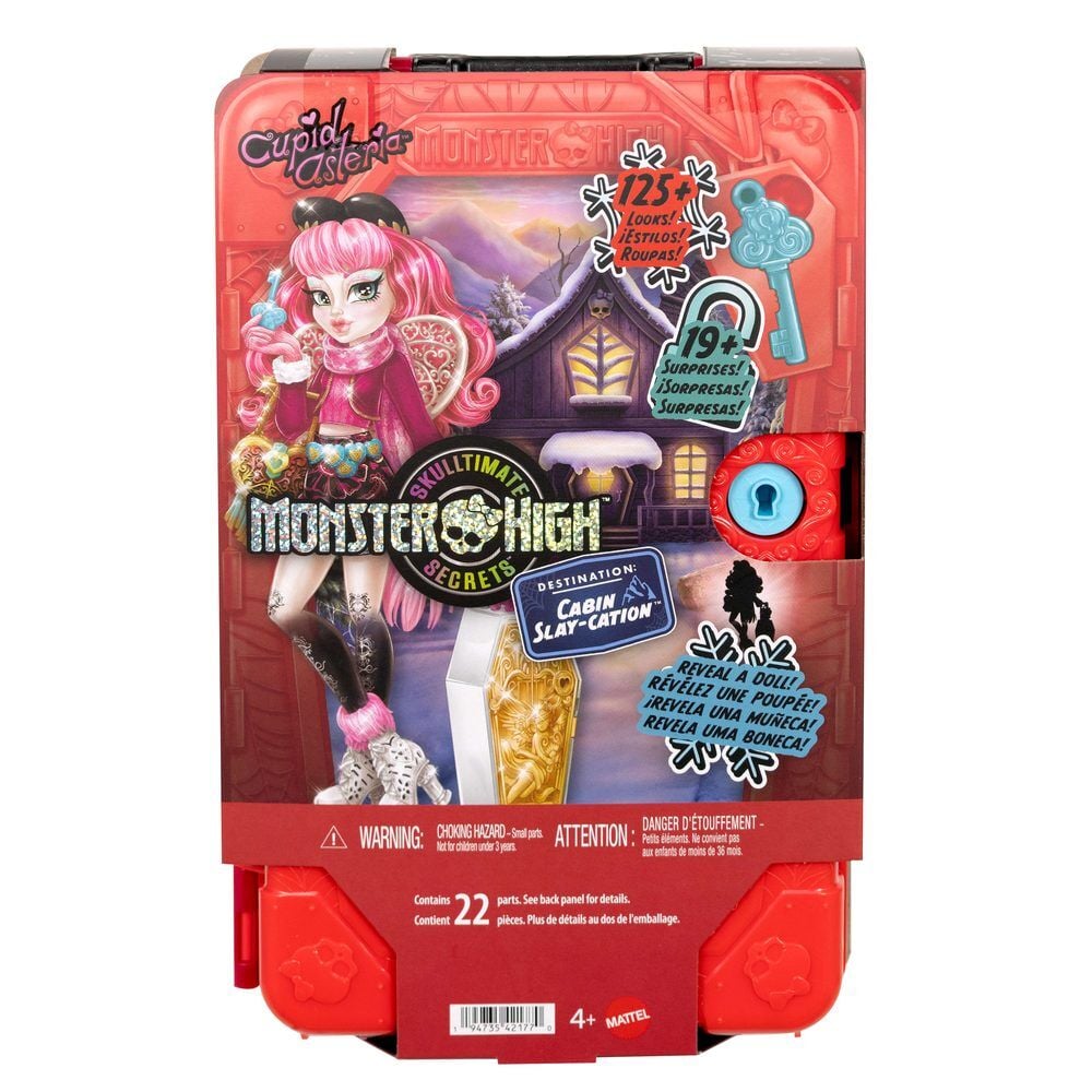 Boneca Cupid Asteria e Armário Skulltimate Secrets Monster High