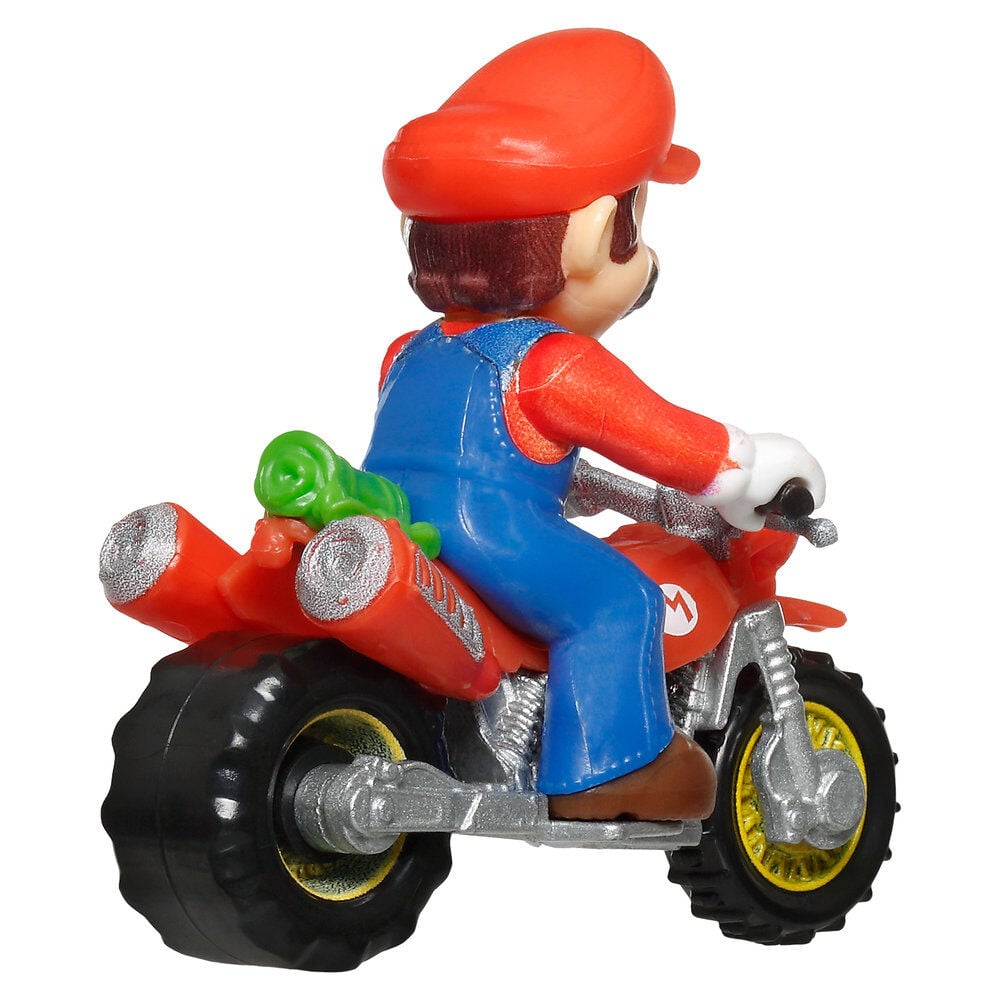 Conjunto de Figuras Bowser Jr. & Mario Super Mario Galaxy Hot Wheels
