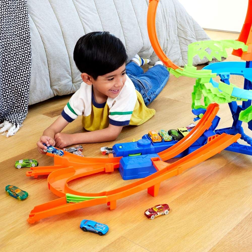 Pista Choque Aéreo Hot Wheels Stunt Tracks