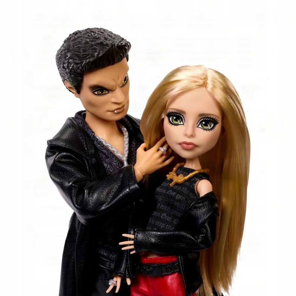 Set 2 muñecos Buffy & Angel Buffy Cazavampiros Monster High Skullector - imagem 7
