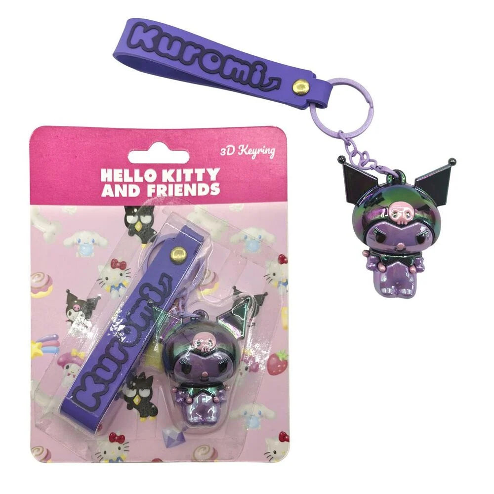 Porta-chaves Kuromi Hello Kitty