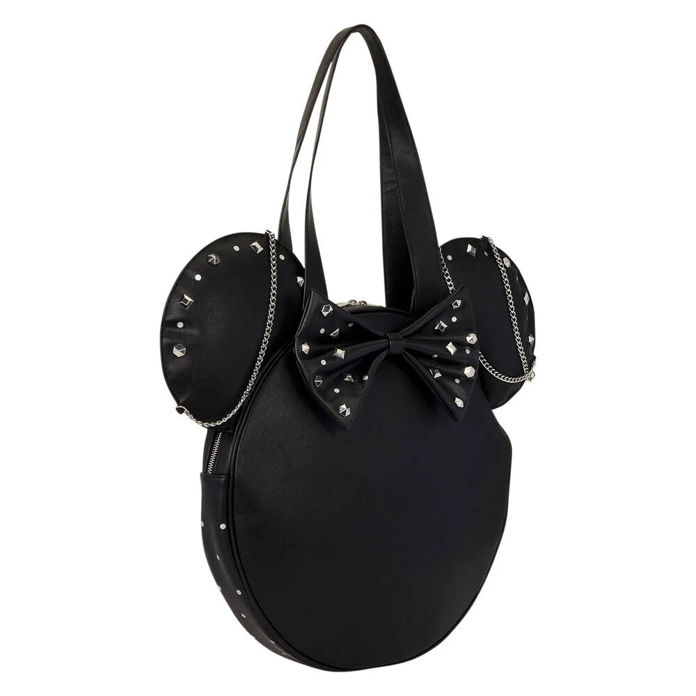 Mala Tote Bag Studs & Chains Minnie Disney Loungefly